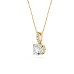 Round Lab Grown Diamond Classic Bail Pendant