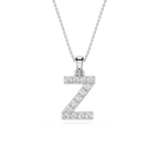 Z Lab Grown Diamond Initial Pendant Necklace