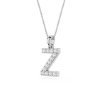 Z Lab Grown Diamond Initial Pendant Necklace