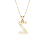 Z Lab Grown Diamond Initial Pendant Necklace