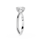 Oval Lab Diamond Four Prong Solitaire Ring