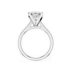 Princess Cut Lab Diamond Four Prong Solitaire Ring