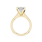 Princess Cut Lab Diamond Four Prong Solitaire Ring