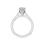 Marquise Cut Lab Diamond Six Prong Solitaire Ring