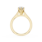 Marquise Cut Lab Diamond Six Prong Solitaire Ring