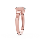 Oval Cut Lab Diamond Two Prong Solitaire Ring