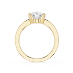 Pear Cut Lab Diamond Two Prong Solitaire Ring