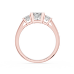 Princess Cut Lab Diamond Three Stone Ring