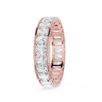 Radiant Cut Lab Grown Diamond Eternity Band Ring