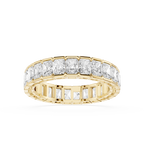 Radiant Cut Lab Grown Diamond Eternity Band Ring