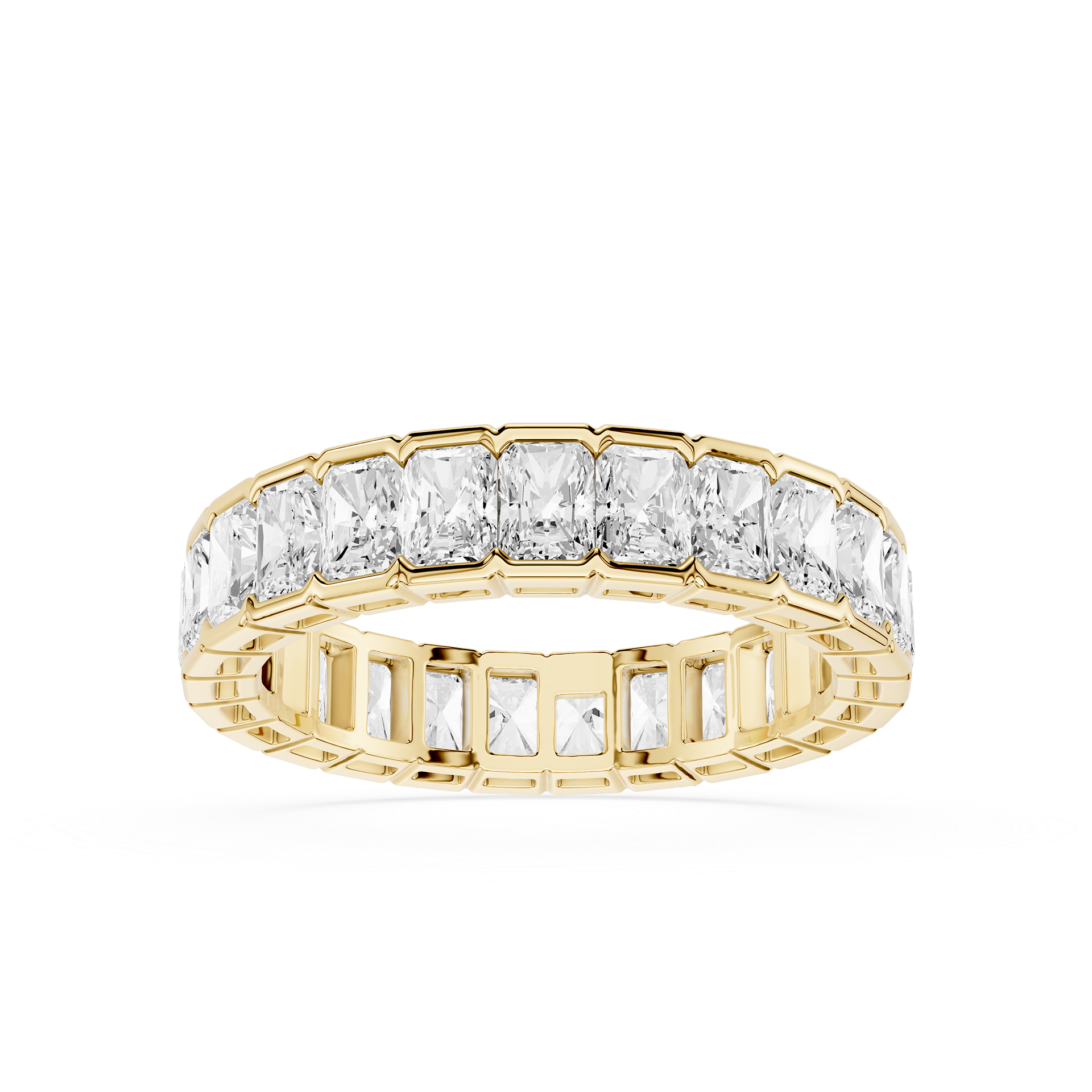 Radiant Cut Lab Grown Diamond Eternity Band Ring