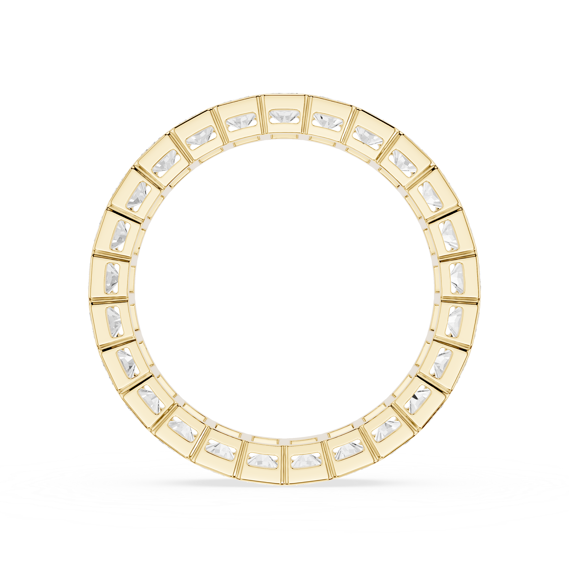 Radiant Cut Lab Grown Diamond Eternity Band Ring