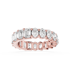 Mixed Shape Lab Grown Diamond Eternity Band Ring