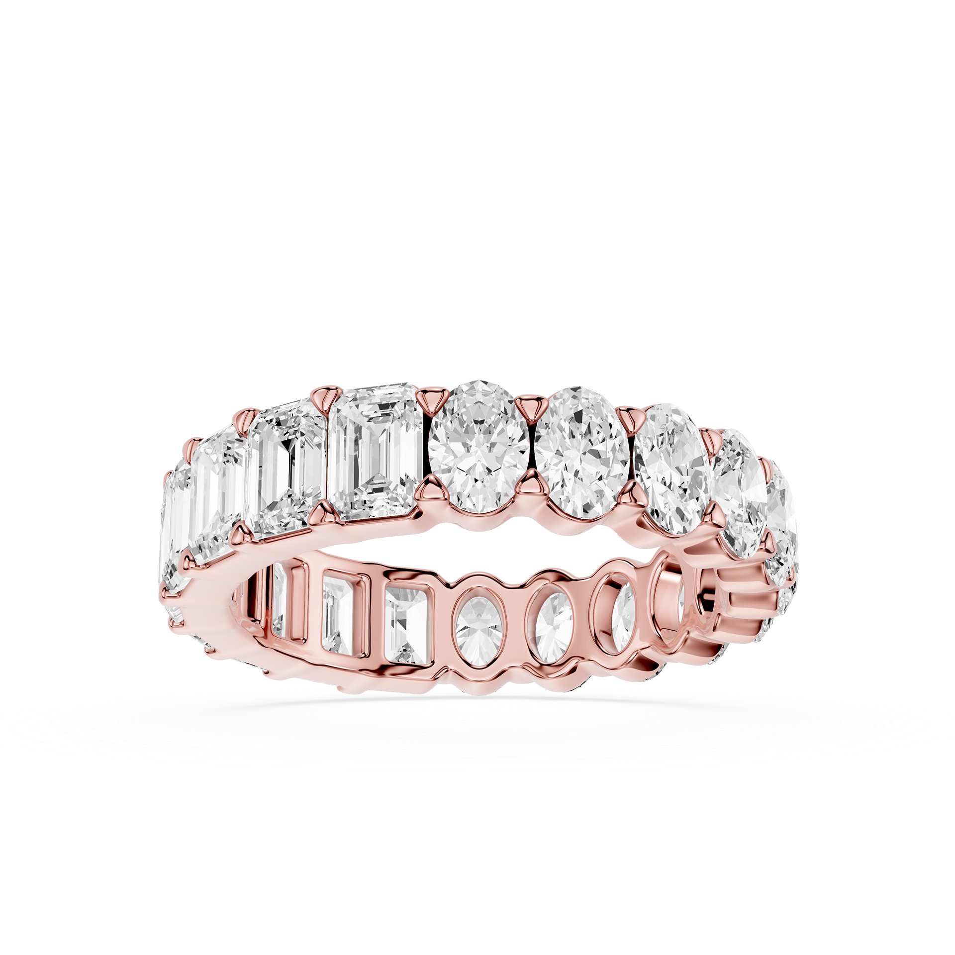 Mixed Shape Lab Grown Diamond Eternity Band Ring