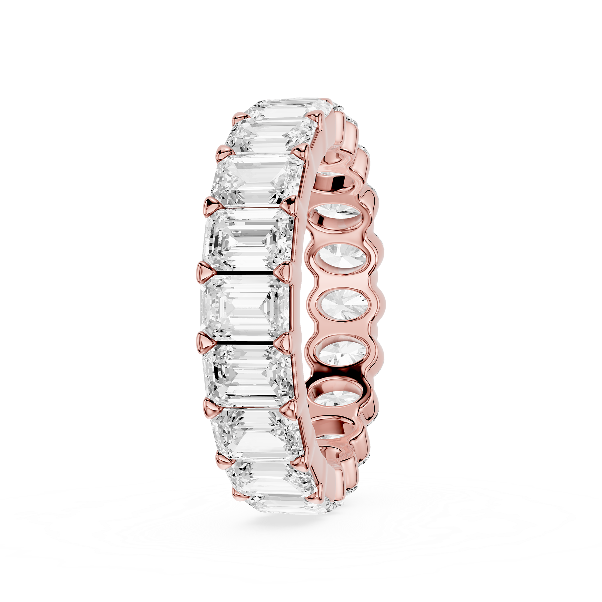 Mixed Shape Lab Grown Diamond Eternity Band Ring