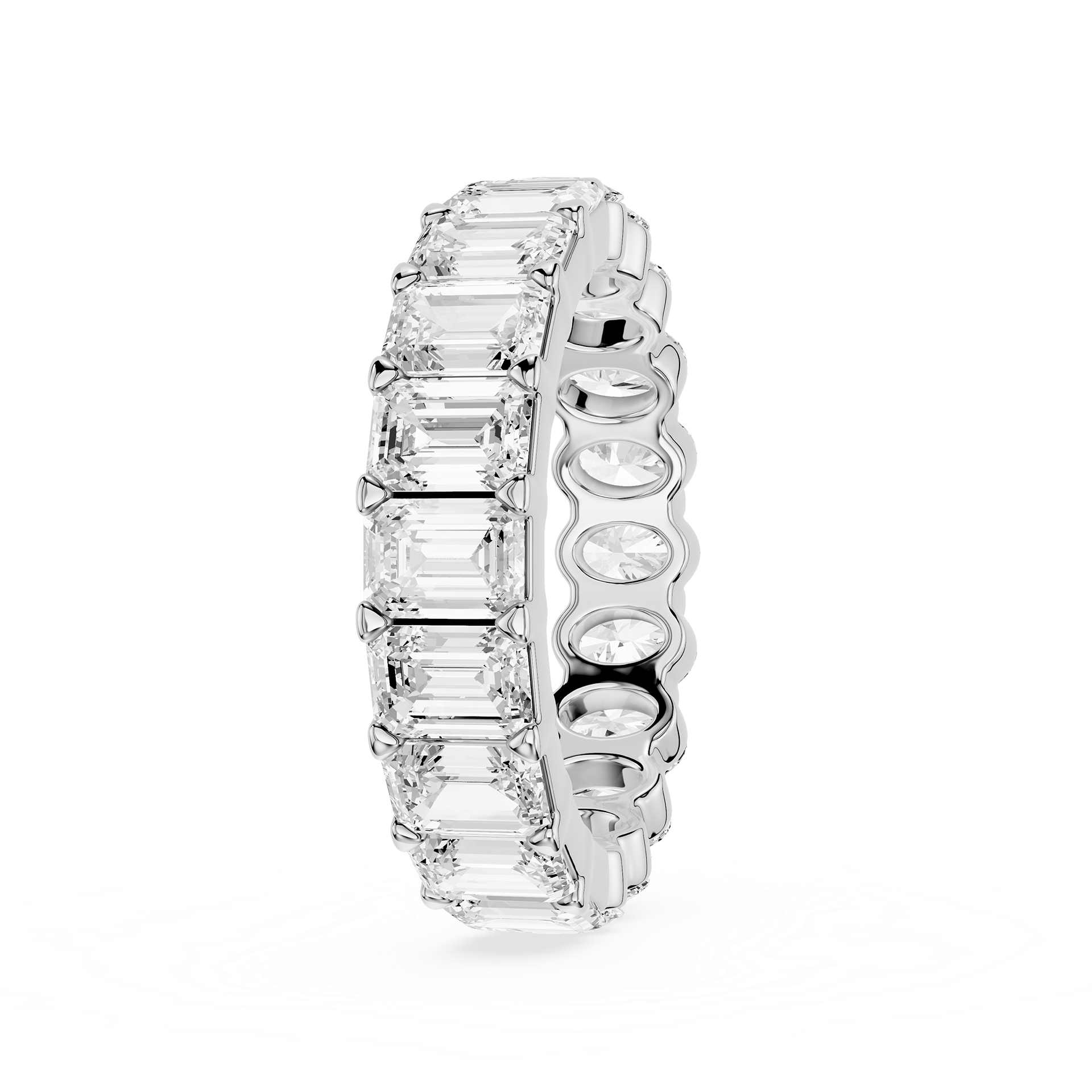 Mixed Shape Lab Grown Diamond Eternity Band Ring