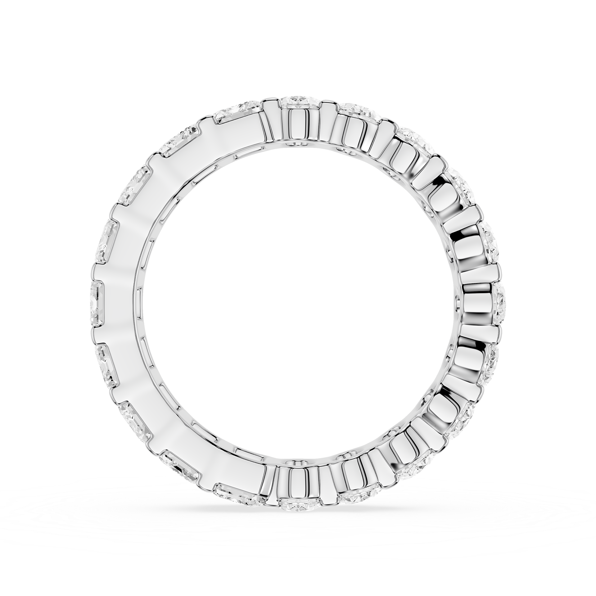 Mixed Shape Lab Grown Diamond Eternity Band Ring