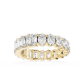 Mixed Shape Lab Grown Diamond Eternity Band Ring