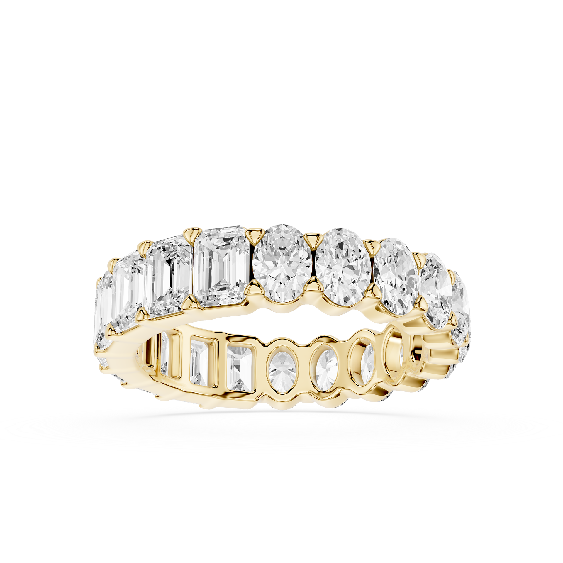 Mixed Shape Lab Grown Diamond Eternity Band Ring