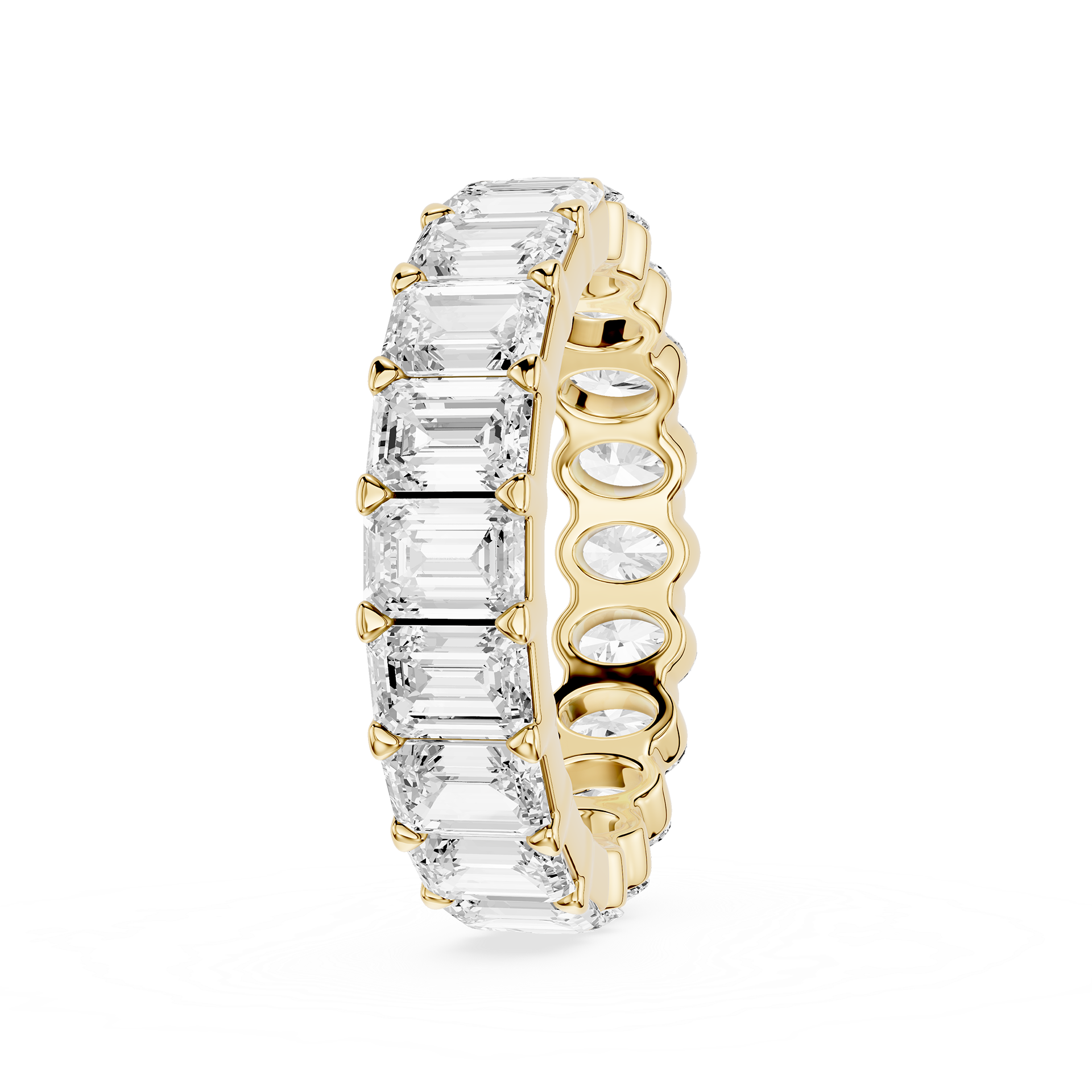 Mixed Shape Lab Grown Diamond Eternity Band Ring
