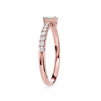 Emerald Cut Lab Grown Diamond Solitaire Engagement Ring