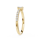 Emerald Cut Lab Grown Diamond Solitaire Engagement Ring