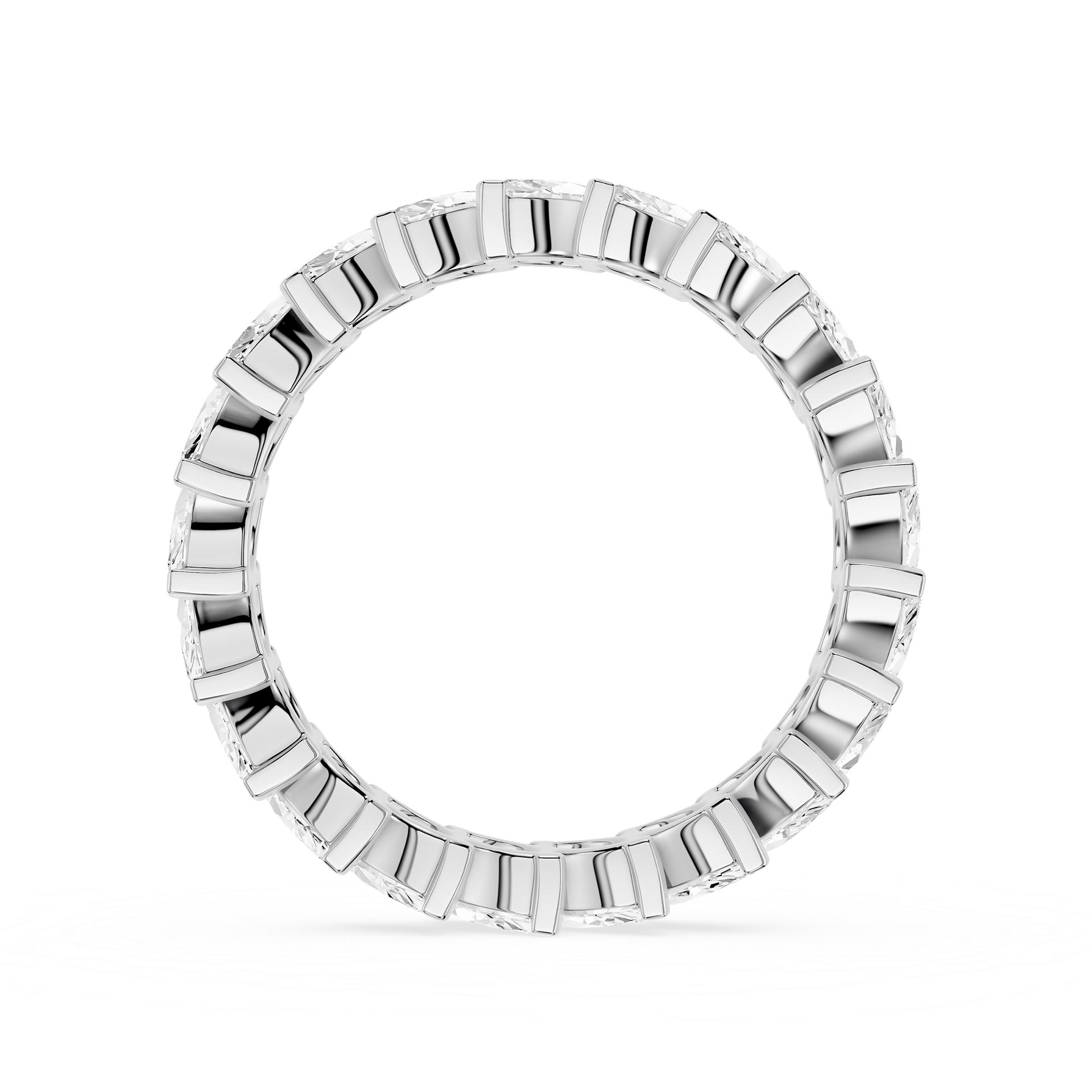 Marquise Cut Lab Grown Diamond Eternity Band Ring