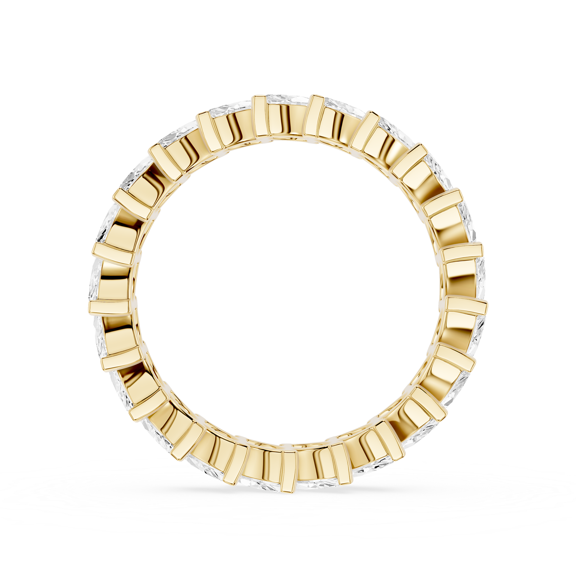 Marquise Cut Lab Grown Diamond Eternity Band Ring