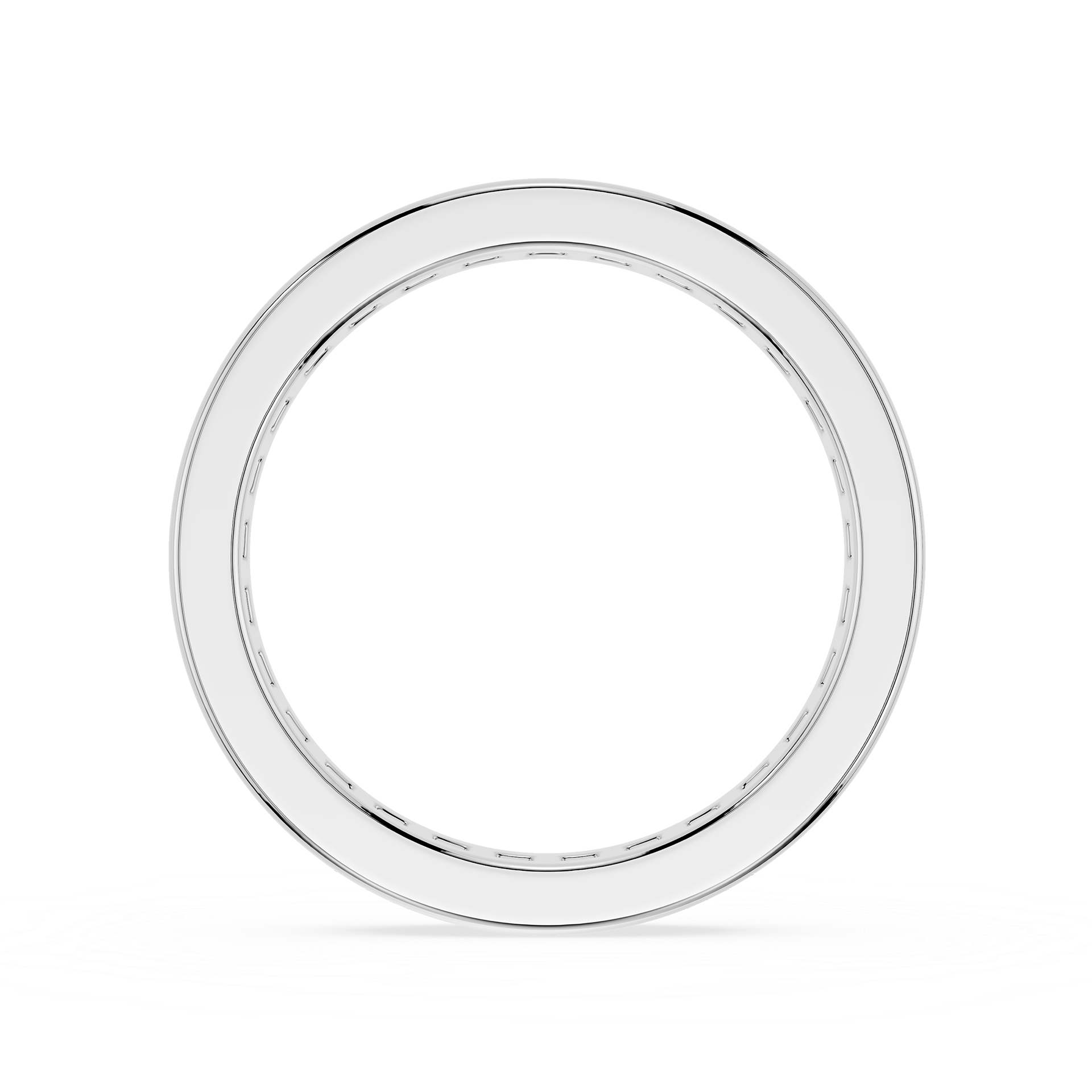 Princess Cut Lab Grown Diamond Channel Set Eternity Band