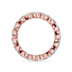 Heart Cut Lab Grown Diamond Eternity Band Ring
