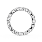 Heart Cut Lab Grown Diamond Eternity Band Ring