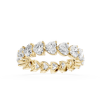 Heart Cut Lab Grown Diamond Eternity Band Ring
