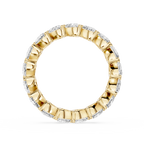 Heart Cut Lab Grown Diamond Eternity Band Ring