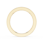 Round Cut Lab Grown Diamond Milgrain Eternity Band
