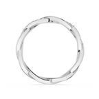 Twisted Diamond Infinity Lab Grown Diamond Wedding Band