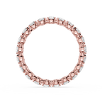Round Cut Lab Grown Diamond Eternity Wedding Band