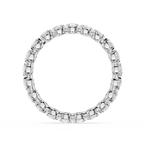 Round Cut Lab Grown Diamond Eternity Wedding Band