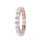 Emerald Cut Lab Grown Diamond Full Eternity Ring