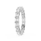 Emerald Cut Lab Grown Diamond Full Eternity Ring