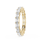 Emerald Cut Lab Grown Diamond Full Eternity Ring