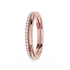 Twisted Diamond Infinity Lab Grown Diamond Wedding Band