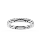 Twisted Diamond Infinity Lab Grown Diamond Wedding Band