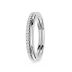 Twisted Diamond Infinity Lab Grown Diamond Wedding Band