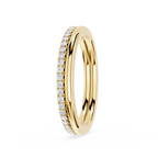 Twisted Diamond Infinity Lab Grown Diamond Wedding Band