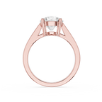 Round Cut Lab Grown Diamond Channel Accent Ring