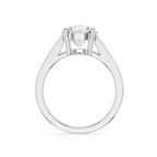 Round Cut Lab Grown Diamond Channel Accent Ring