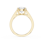 Round Cut Lab Grown Diamond Channel Accent Ring