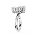 Heart Cut Lab Grown Diamond Toi et Moi Engagement Ring