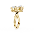 Heart Cut Lab Grown Diamond Toi et Moi Engagement Ring
