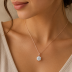 Round Brilliant Lab Grown Diamond Solitaire Pendant